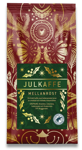 Julekaffe fra Bergstrands - mellombrent